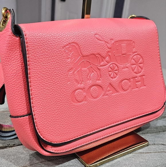 Coach Red Leather Crossbody With Coach Box! NWOT - Picture 9 of 16